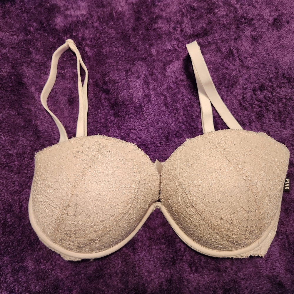 Victoria's Secret Pink Date Plunge Push Up Multi-Way Bra